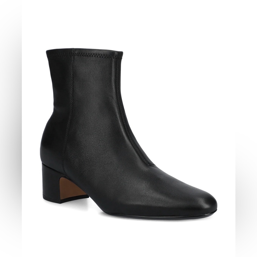 Birdies THE STARLING 50 BOOTIE in Black Stretch Leather